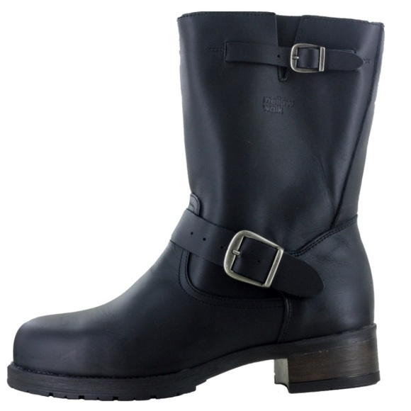 NIB Leather Mellow Walk Steel Toe Slip Resistant Engineer Safety Boot PR Vanessa - Picture 4 of 15